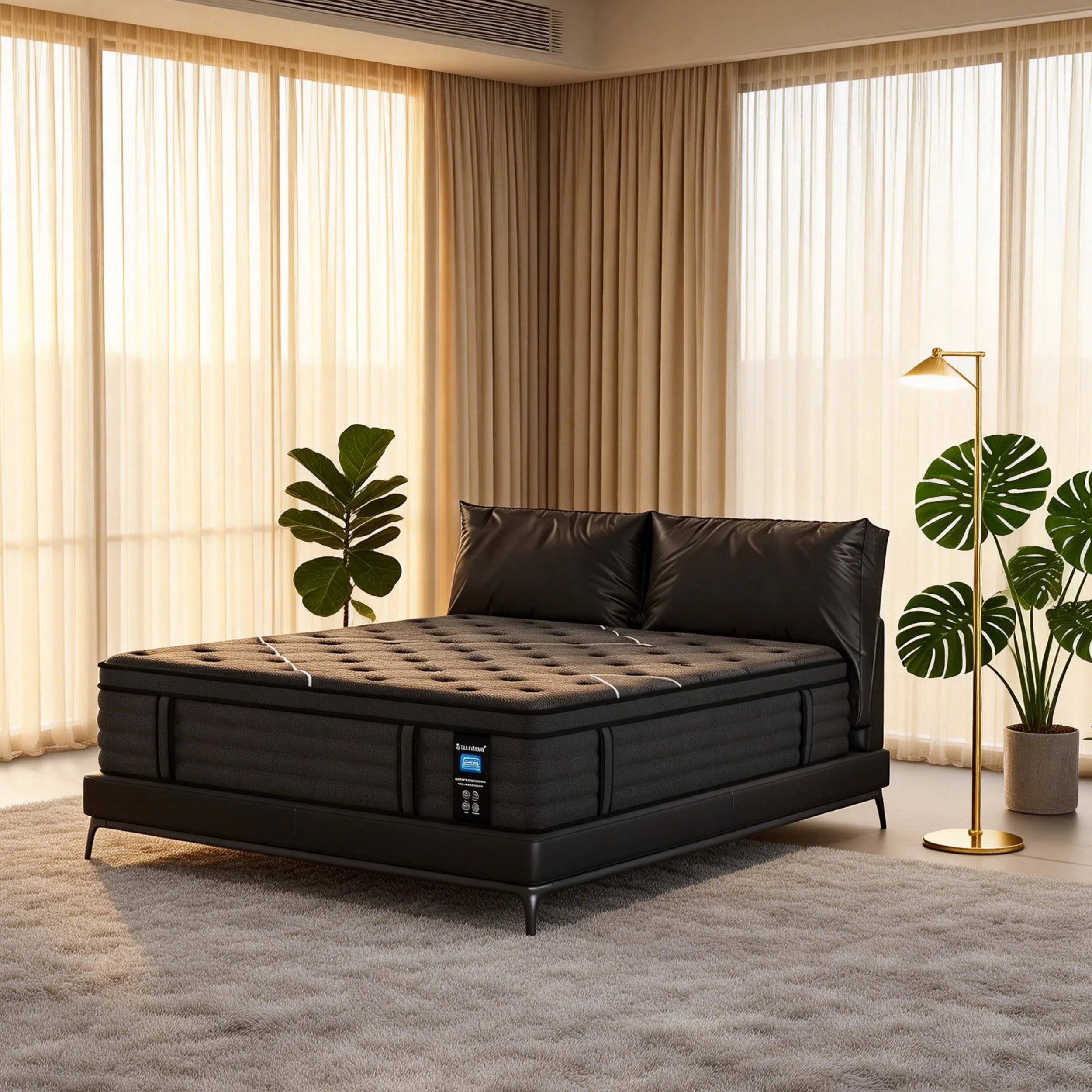 Modland 14" Extra Firm Cooling Gel Hybrid Mattress for Back Pain Relief in a Box, Twin/Full/Queen/King/Calking Size