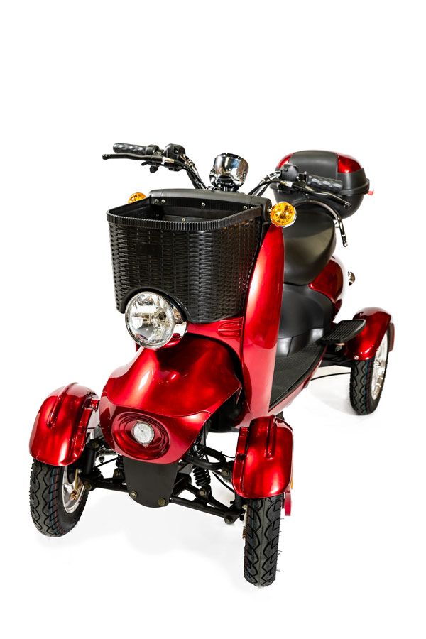 Luxury 4-Wheel Mobility Scooter – Long Range, Full Suspension, Outdoor Performance