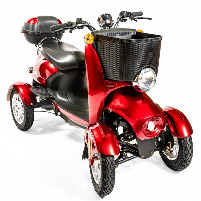 Luxury 4-Wheel Mobility Scooter – Long Range, Full Suspension, Outdoor Performance